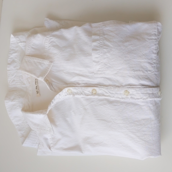 ***SOLD***We The Free Oversized Button Front Shirt White Women's Small - Picture 8 of 8